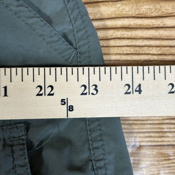 Vintage Eddie Bauer Ebtek Shorts Mens Size Large Green Nylon Belted Lined Hiking - Picture 6 of 12